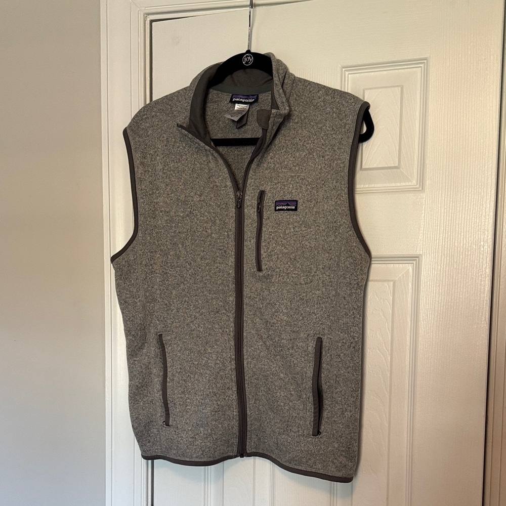 Patagonia Heather Gray Fleece Size M